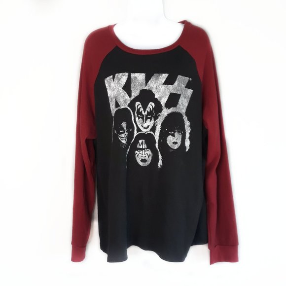 Kiss Other - KISS concert thermal long sleeve shirt men's XL